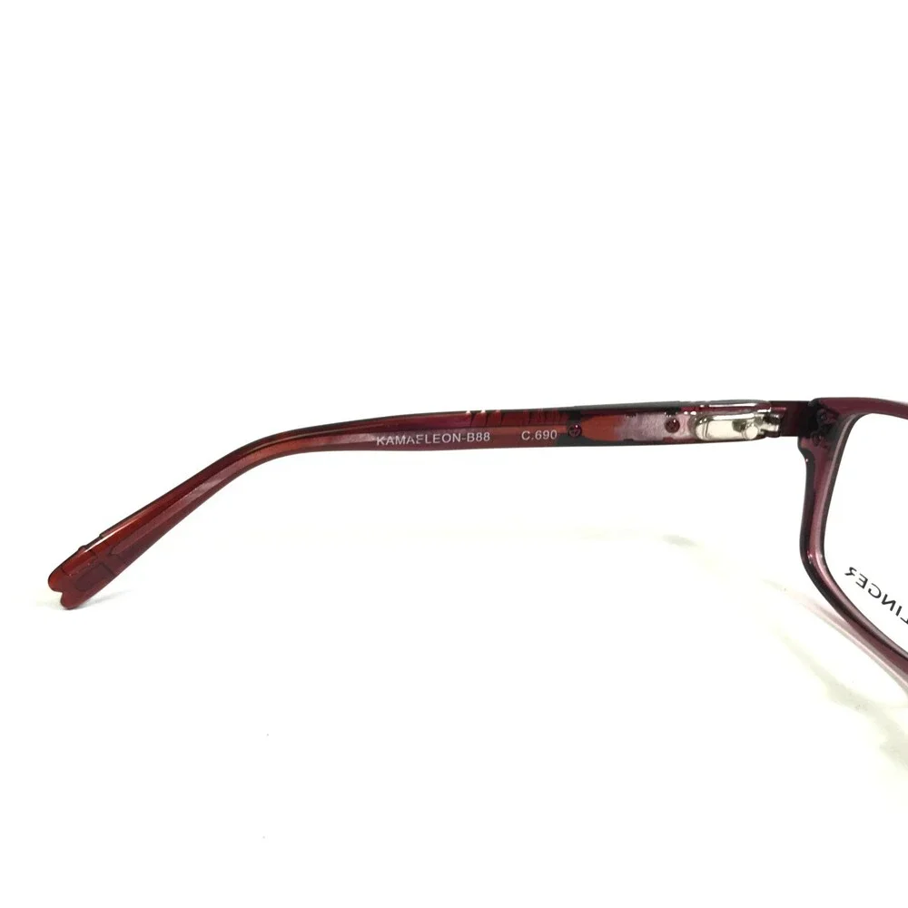 Bellinger KAMAELEON-B88 C.690 Eyeglasses Frames Purple Red Square 50-18-130
